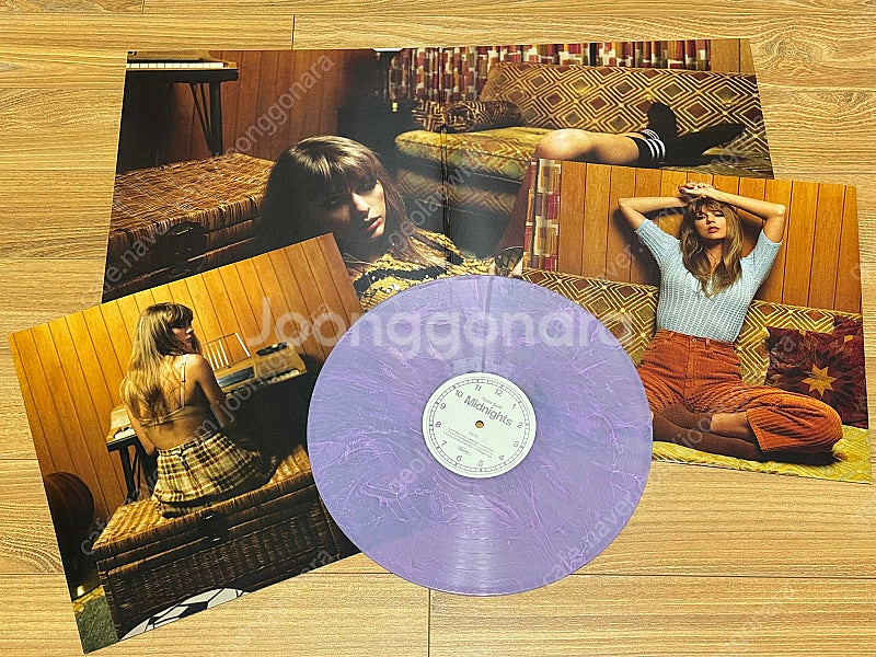 테일러 스위프트 Midnights 라벤더반 LP 바이닐--1