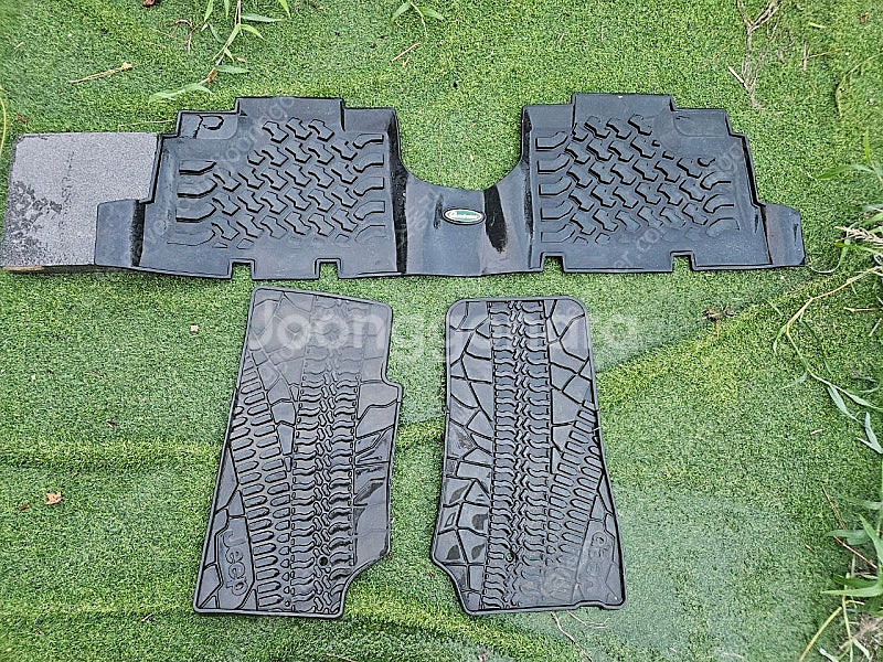 지프 JK 랭글러 루비콘 4도어 차량용 바닥 고무 매트...--1