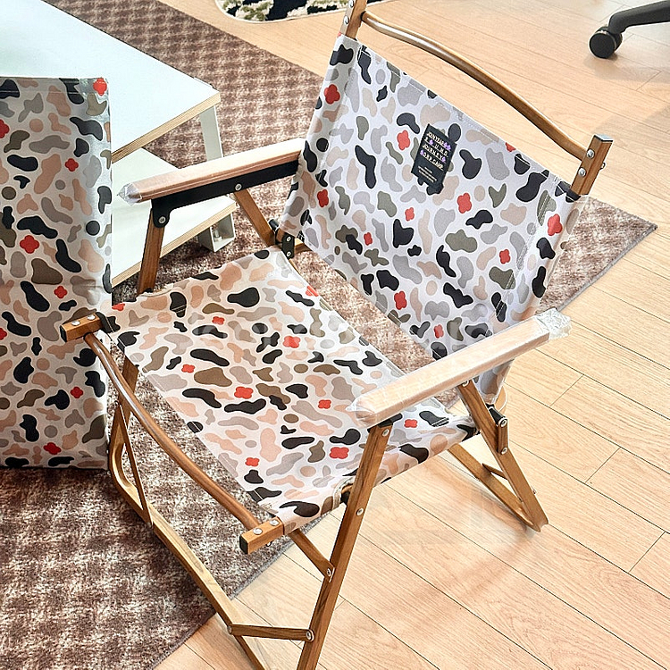 [7만] 드롭드롭드롭 플레이체어 접이식 캠핑 의자 (카모 샌드)--0