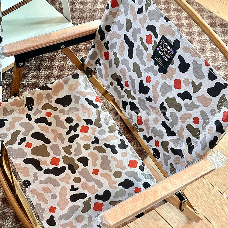 [7만] 드롭드롭드롭 플레이체어 접이식 캠핑 의자 (카모 샌드)--2