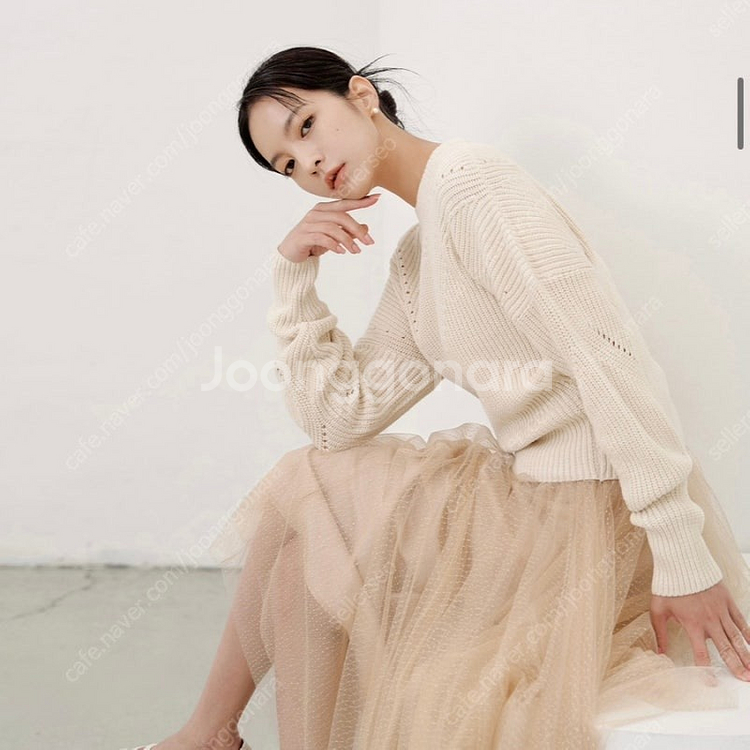 새상품 메르시비앙 메비 골드 레인 튤 1사이즈--2