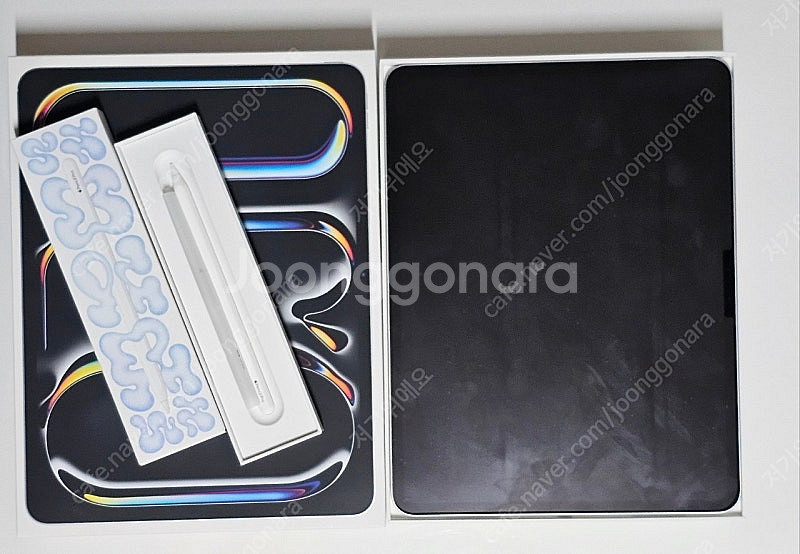 아이패드 프로 13 M4 실버 256GB + 애플펜슬 ...--2