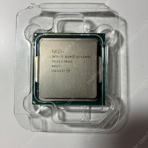 인텔 e3-1230v3 (하스웰 제온) cpu 팝니다 (택포가격)