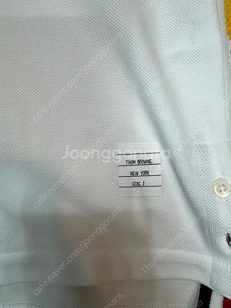 톰브라운 정품 백삼선 반팔카라티 백화점구매 새상품 팝니...--1