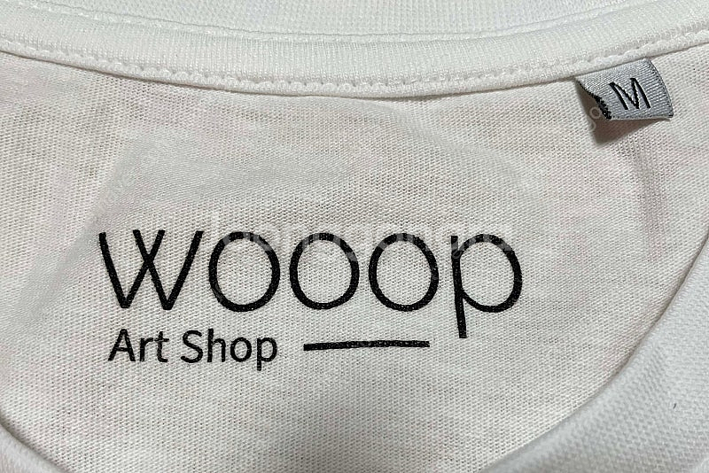 그래픽 반팔 티셔츠 스타워즈 패러디 wooop vict...--3