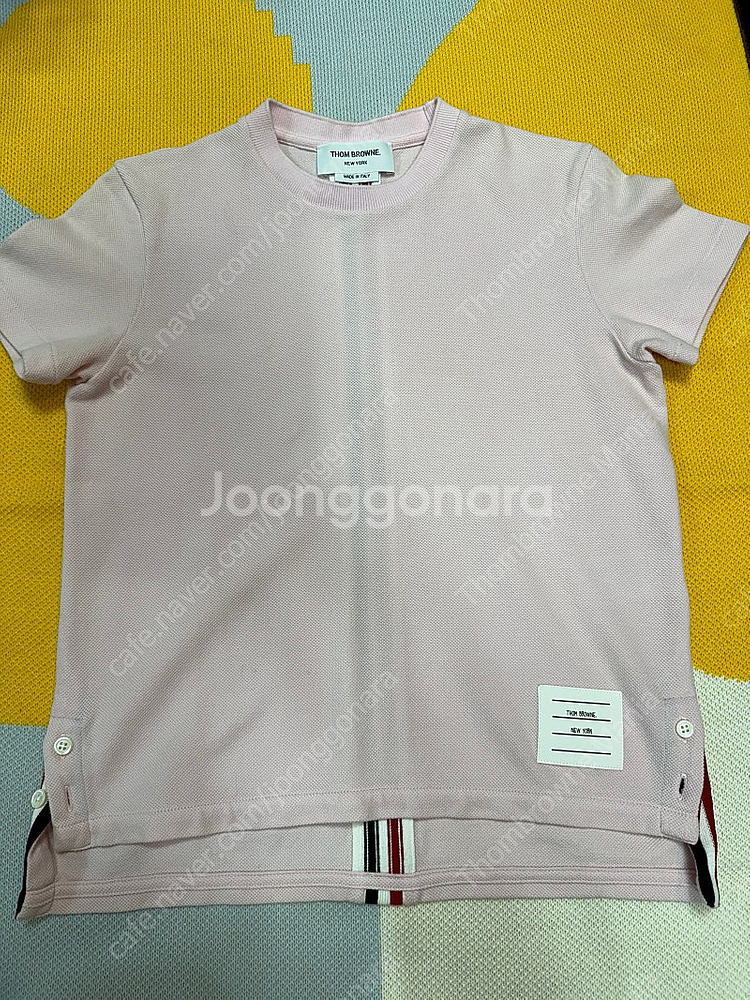톰브라운 정품 여성 백삼선 반팔티 새상품급 팝니다.!!...--0