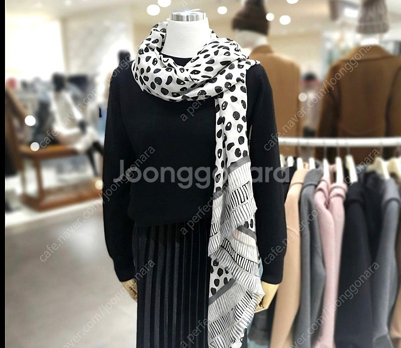 브랜드 여성 쟈딕느낌 풍성 스카프 (새상품)--1