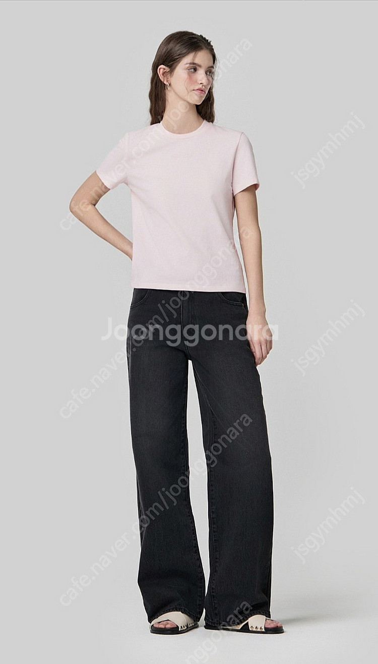 한섬 아스페시 루즈핏 데님 팬츠--6