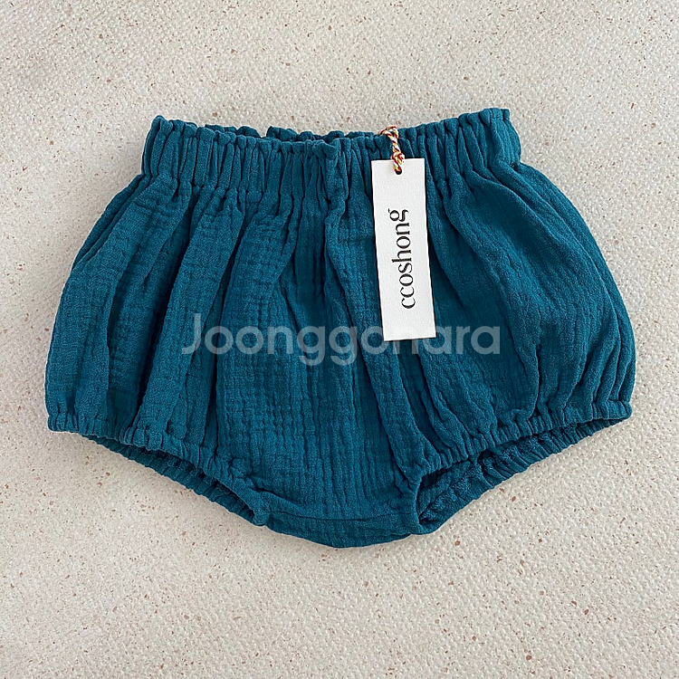꼬숑 팜블루머 딥그린 미듐 팝니다--0
