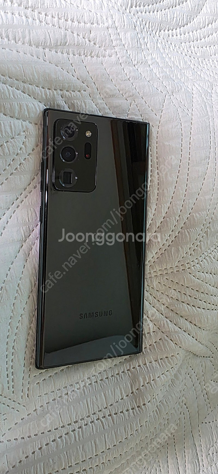 갤럭시 노트20 울트라 블랙, 256g, 녹색선&데드픽...--3