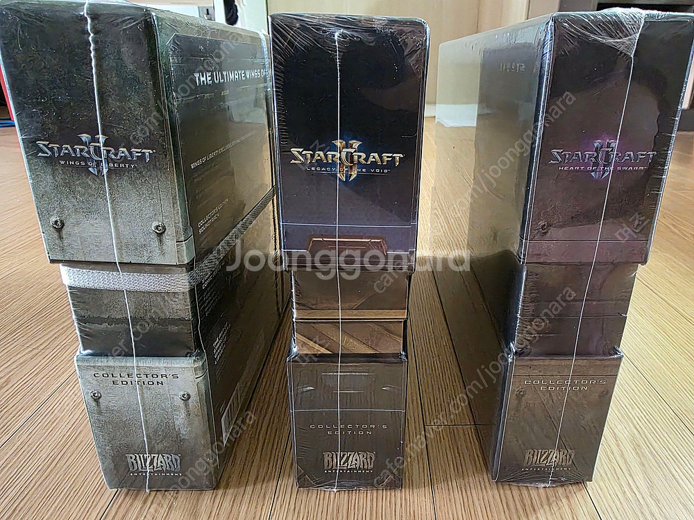 (가격인하) 스타크래프트2 한정판 3종세트 팝니다.(미...--3