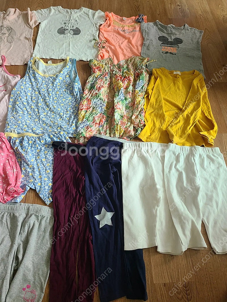 여아여름옷 여아실내복 110여아옷 여아옷박스 여아옷일괄...--2