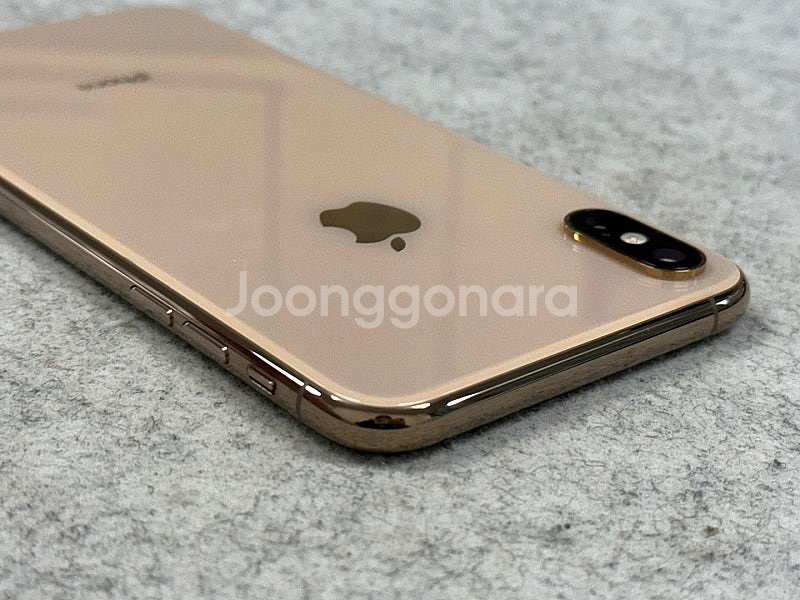 (자급제)아이폰XS맥스 골드색상 64G 배터리89% 초깨끗한 하자없는폰 30만 판매해요--5