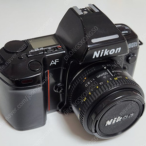 니콘 F-801s + 50mm f1.8 D SLR AF 카메라 50.8D 렌즈