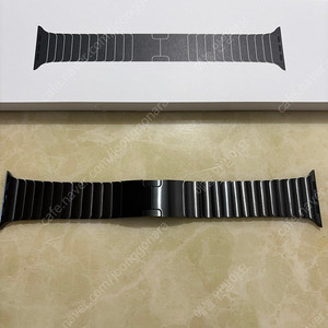 링크 브레이슬릿(링블) 42mm(44mm, 46mm, 울트라 호환) 스페이스 블랙 팝니다.