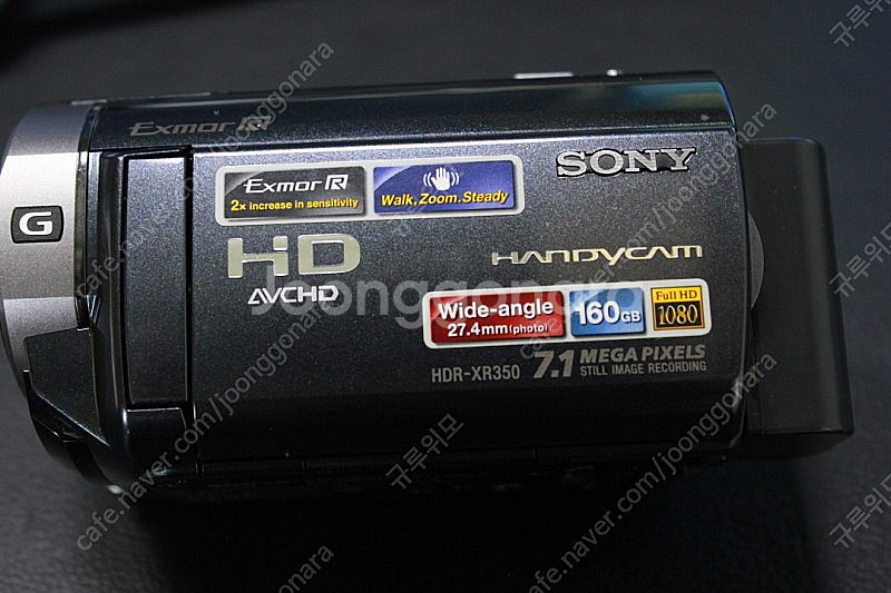 소니 콤팩트 캠코더 hdr-xr350 FHD 빈티지 레...--4