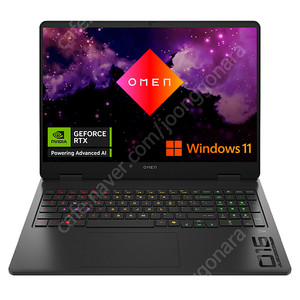 2025 오멘16 라이젠9 RTX5060 1TB 32GB 윈11포함 게이밍노트북 미개봉