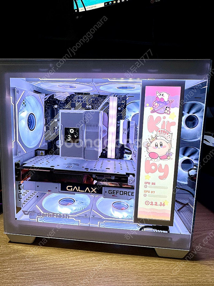 데스크탑 PC 컴퓨터 팝니다. 게이밍·영상편집·화이트--0