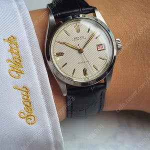 [정품] 롤렉스 오이스터데이트 허니콤브 아이보리 다이얼 빈티지 (Rolex Oysterdate Ivory Honeycomb Vintage)