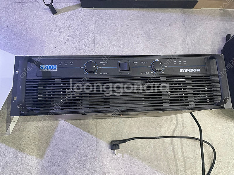 Samson s2000 파워앰프--0