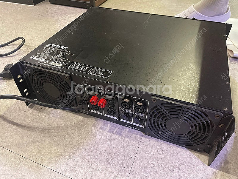 Samson s2000 파워앰프--3