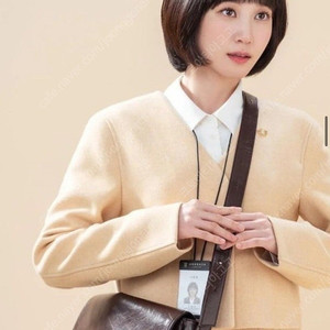 세미코드 우영우 가방 캡쳐백 브라운 새상품