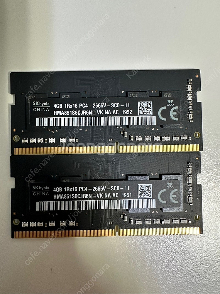 SK하이닉스 DDR4 노트북용 PC4-2666v 4GB...--0