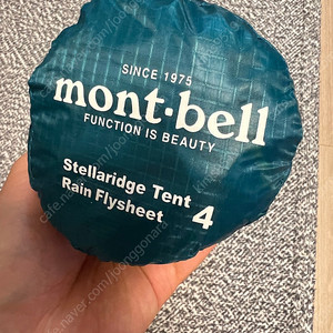 몽벨 국내정품 스텔라릿지4 teal 색상 플라이 새제품 팔아요