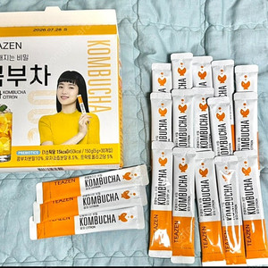 티젠 콤부차 유자 18개 + 파인애플 15개 판매합니다