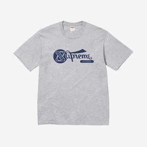 [XXL] supreme 슈프림 레코드 반팔 티셔츠 그레이