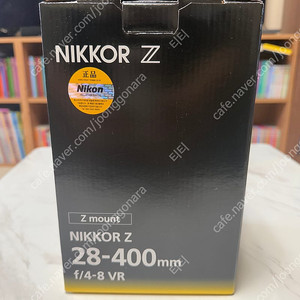 니콘 렌즈 니코르 Z 28-400 f/4-8vr