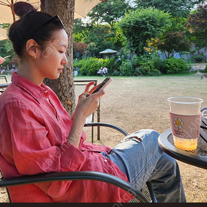 (택채새옷)김고은 폴로 랄프로렌 우먼 여성 릴렉스핏 린넨 셔츠 레드