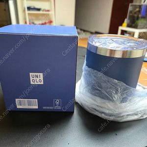 유니클로 스테인리스 머그컵 새상품 팝니다.