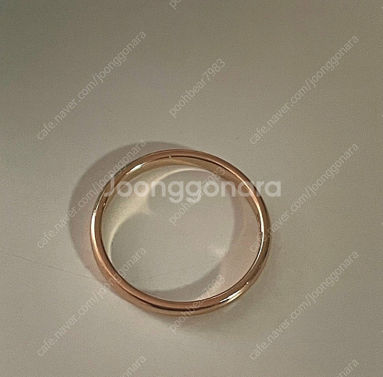 [티파니] 엘사 퍼레티 18k 로즈골드 반지--4
