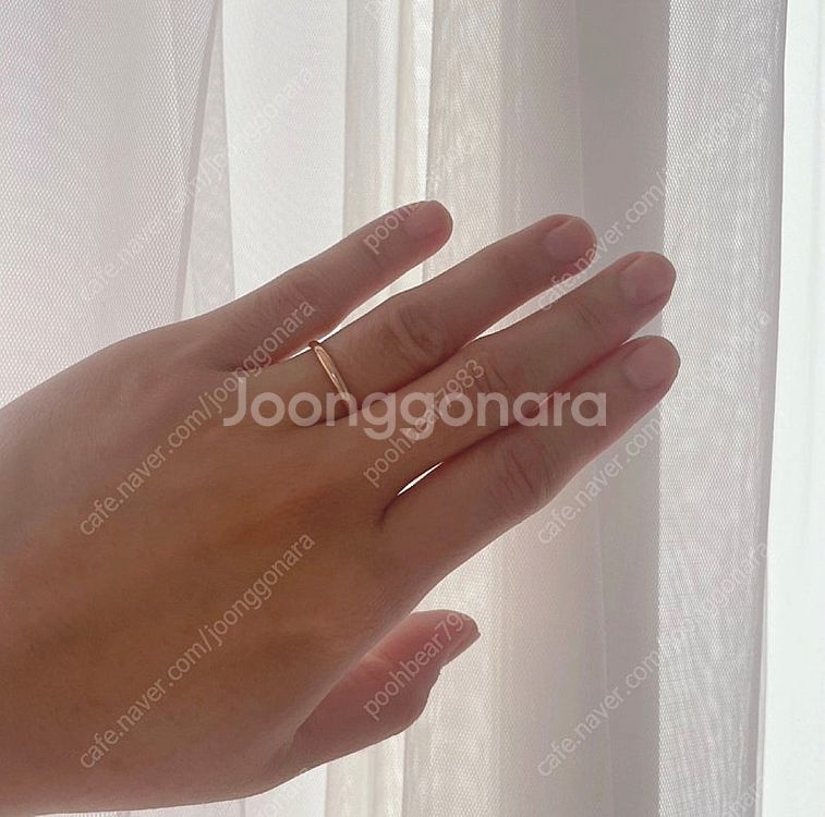 [티파니] 엘사 퍼레티 18k 로즈골드 반지--6