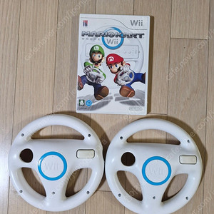 닌텐도 wii 마리오카트, 정품 핸들 2개