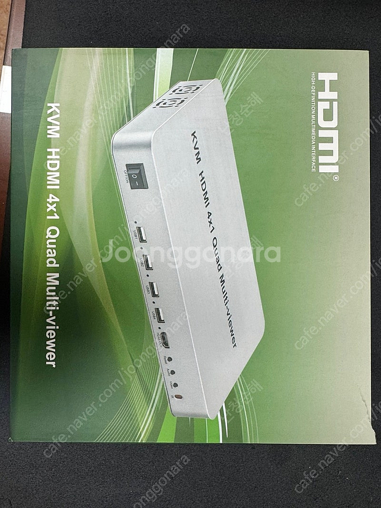 랜스타 HDMI 4x1 KVM 스위치 멀티뷰어 새상품--0