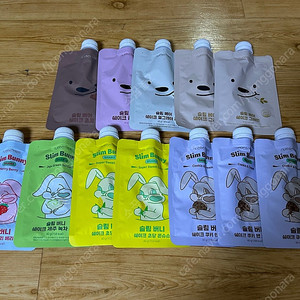일괄) 슬림베어 쉐이크 5포 + 슬림버니 쉐이크 7포
