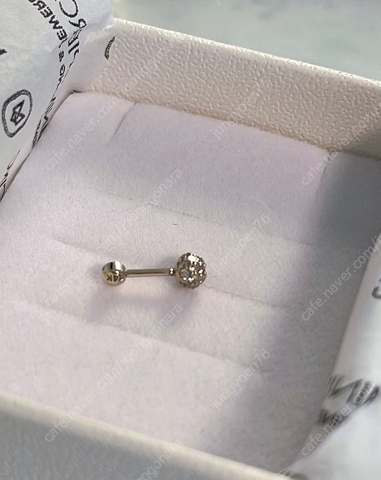 14k 다이아 피어싱--1