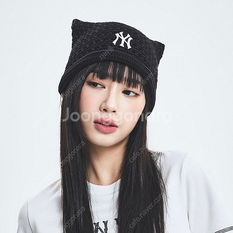 엠엘비 MLB 크로셰 미야옹 비니 블랙 | 마뗑킴 노스...--0