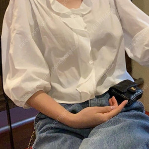 새상품 르플레인 글로리 블라우스 (그로브 타낫 미닛뮤트