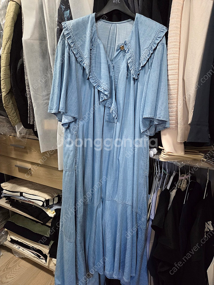 시스템 데님 원피스--1