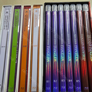 신세기 에반게리온 TV시리즈 + 극장판 EVANGELION:DEATH (TRUE)² + 극장판 THE END OF EVANGELION 블루레이 팝니다