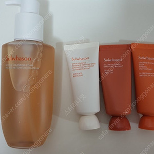 (택포)설화수 순행 클렌징폼 + 미니 마스크 3종(또는 백삼팩 35mlx3)