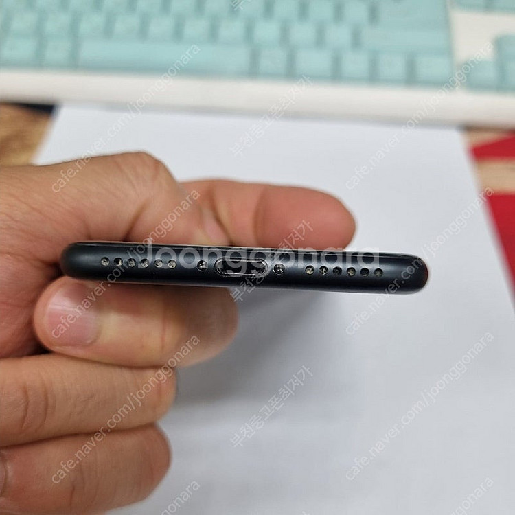 대량가능) 201859 아이폰7 32 매트블랙 AA급 중고폰 13만 배터리90% 부천 신중동역 레트로 인스타폰 사진...--3