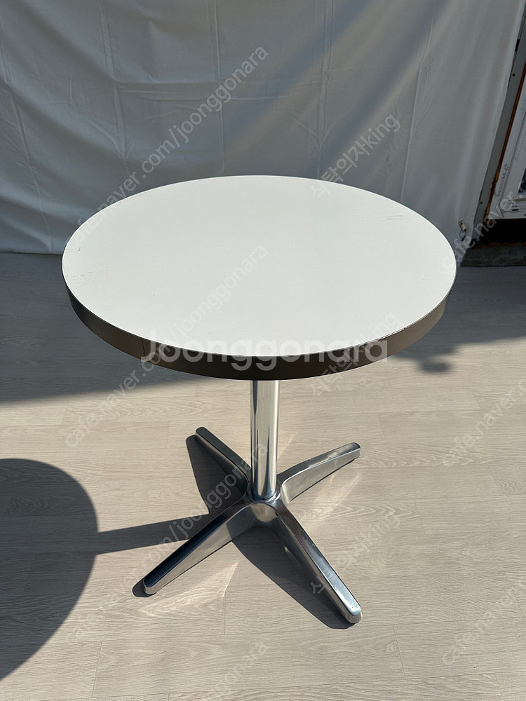 카페테이블 쌍다리 스텐 검정 다리 식당 테이블--8