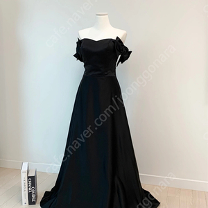 블랙 오프숄더 드레스 / 스냅촬영, 웨딩, 드레스