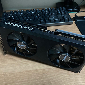 이엠텍 RTX3060Ti 8gb 듀얼oc LHR ( 보증기간o )