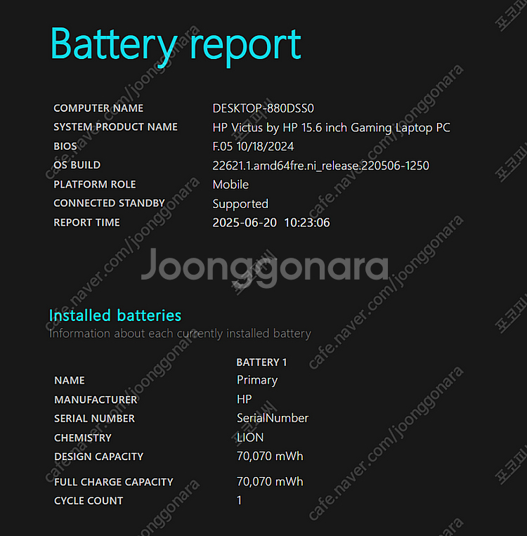 [신품급 노트북 판매] HP 빅터스 15-fb2060A...--5