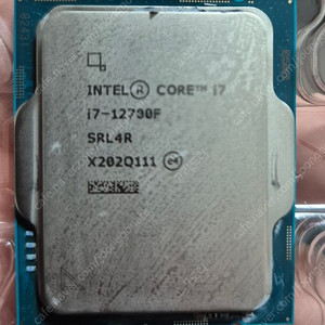 인텔 i7-12700F CPU 단품 판매합니다